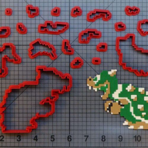 Super Mario - 8 Bit Bowser 266-B193 Cookie Cutter Set