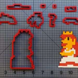 Super Mario - 8 Bit Peach 266-B189 Cookie Cutter Set