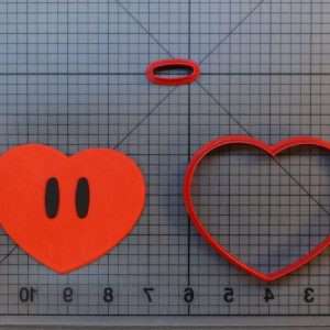 Super Mario - Heart 266-B207 Cookie Cutter Set