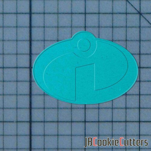 The Incredibles Logo 227-766 Cookie Cutter and Stamp