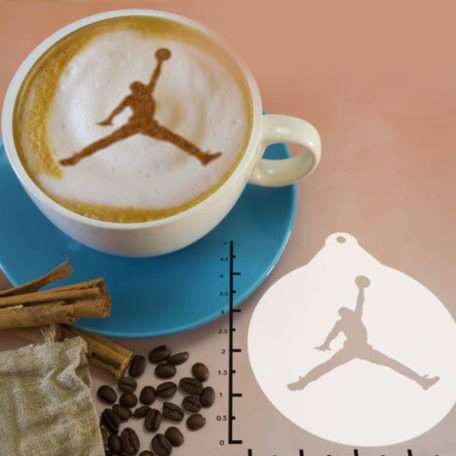 Air Jordan 263-154 Latte Art Stencil