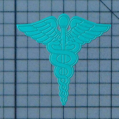 JB_Caduceus 227-156 Cookie Cutter and Stamp Embossed (1)