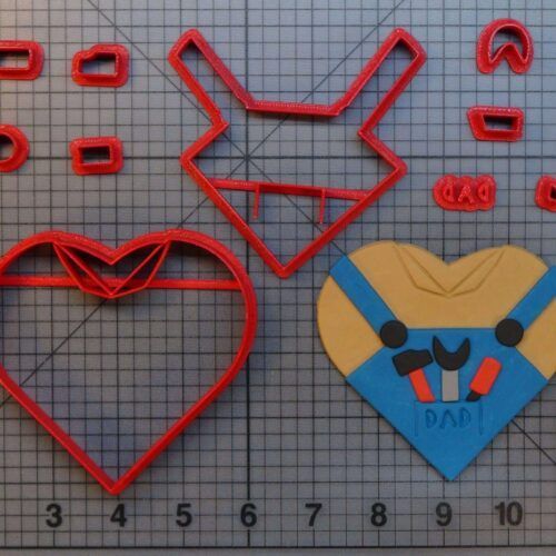 Dad Heart 266-B456 Cookie Cutter Set