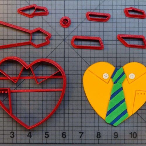 Dad Heart 266-B458 Cookie Cutter Set
