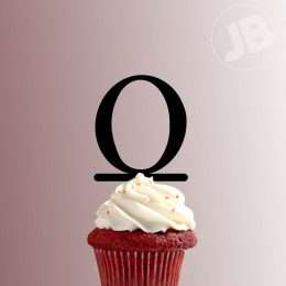 Greek Alphabet Omicron 228-074 Cupcake Topper