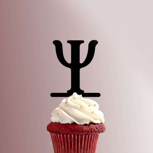 Greek Alphabet Psi 228-077 Cupcake Topper