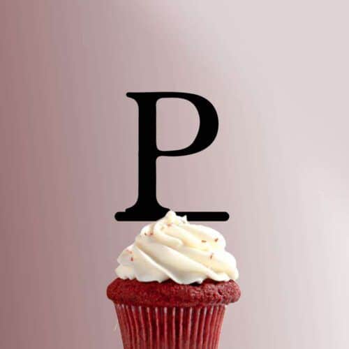 Greek Alphabet Rho 228-078 Cupcake Topper