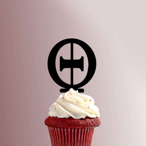 Greek Alphabet Theta 228-081 Cupcake Topper