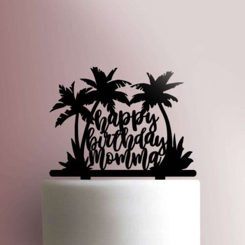 Happy Birthday Mom Cursive 225-707 Cake Topper