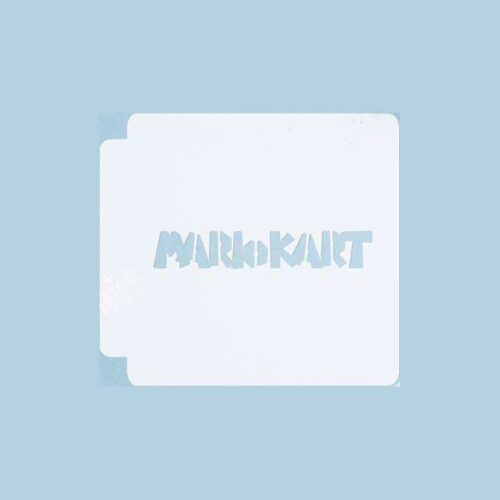 Mario Kart Logo 783-A935 Stencil