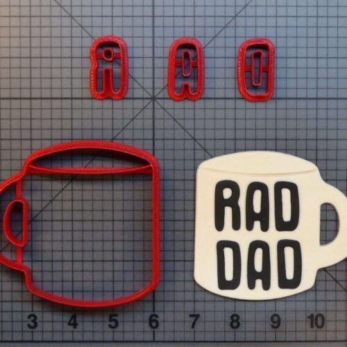 Rad Dad 266-B459 Cookie Cutter Set