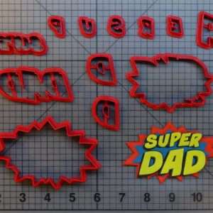 Super Dad 266-B457 Cookie Cutter Set