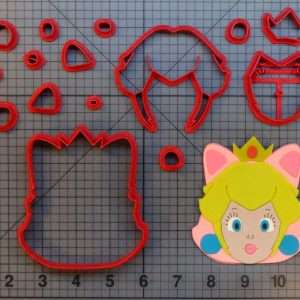 Super Mario - Cat Peach 266-B424 Cookie Cutter Set