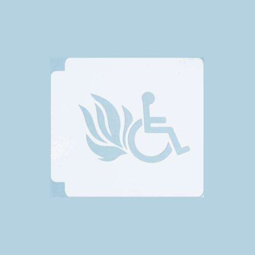 Wheelchair Silhouette 783-A858 Stencil