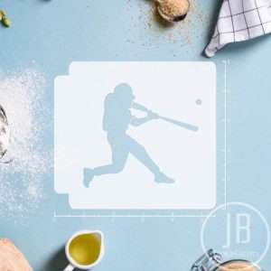Baseball Batter 783-B207 Stencil