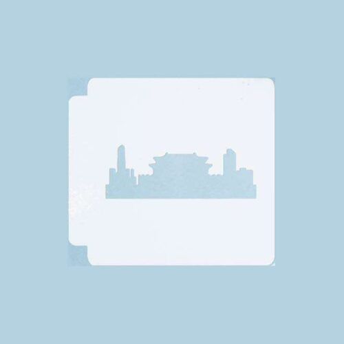 Bejing China Skyline 783-B101 Stencil