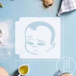 Boss Baby Face 783-B166 Stencil