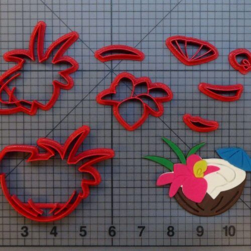 Coconut Drink 266-B501 Cookie Cutter Set