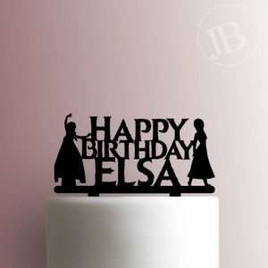 Custom Frozen Happy Birthday 225-750 Cake Topper