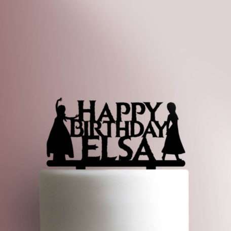 Custom Frozen Happy Birthday 225-750 Cake Topper