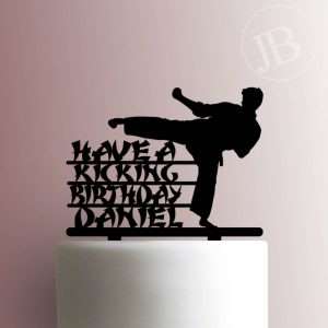 Custom Karate Happy Birthday 225-756 Cake Topper