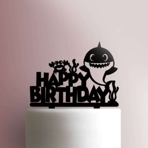 Daddy Shark Happy Birthday 225-715 Cake Topper