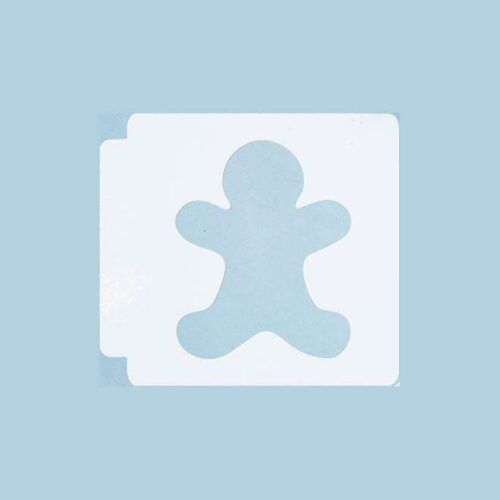 Gingerbread Man Silhouette 783-B205 Stencil