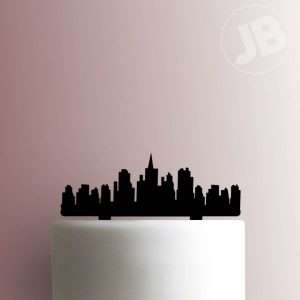 Gotham City Skyline 225-717 Cake Topper