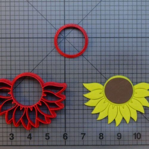 Half Sunflower 266-B500 Cookie Cutter Set