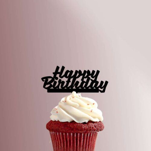 Happy Birthday 228-171 Cupcake Topper