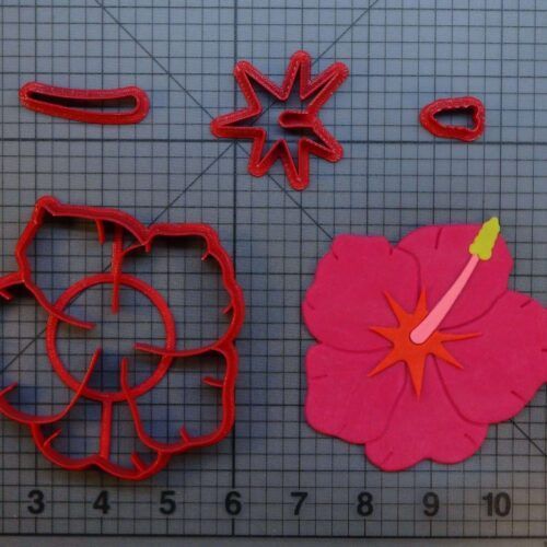 Hibiscus 266-B540 Cookie Cutter Set