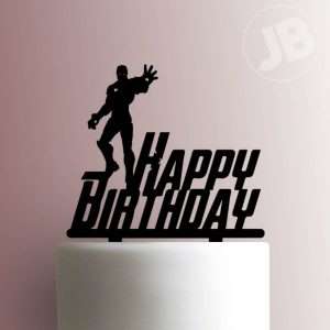 Iron Man Happy Birthday 225-719 Cake Topper