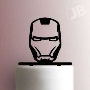 Iron Man Head 225-720 Cake Topper