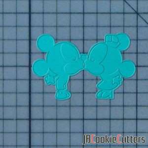 Mickey and Minnie Kiss 227-780 Cookie Cutter and Stamp