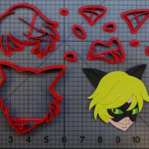 Miraculous Ladybug - Cat Noir 266-B543 Cookie Cutter Set