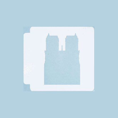 Notre Dame Towers Paris 783-B131 Stencil