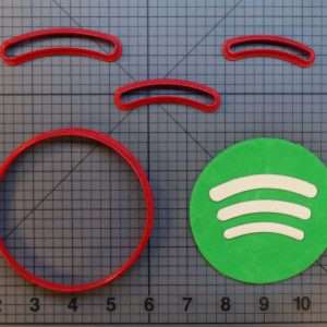 Spotify Logo 266-B639 Cookie Cutter Set