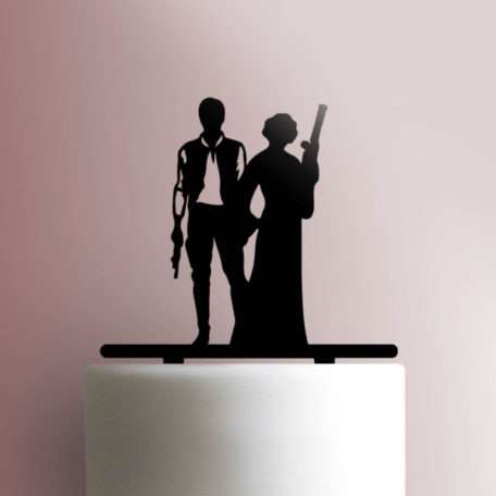 Star Wars Han and Leia 225-734 Cake Topper