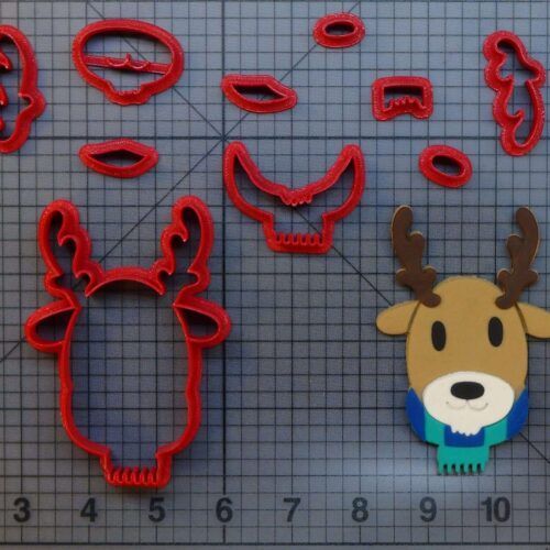 Winter Deer 266-B480 Cookie Cutter Set