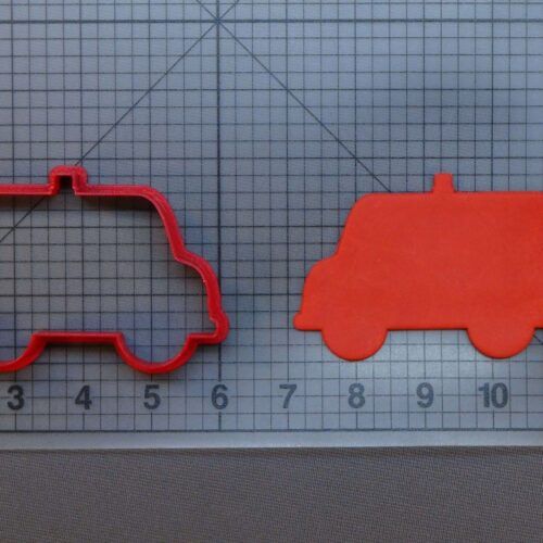 Ambulance 266-B996 Cookie Cutter Silhouette