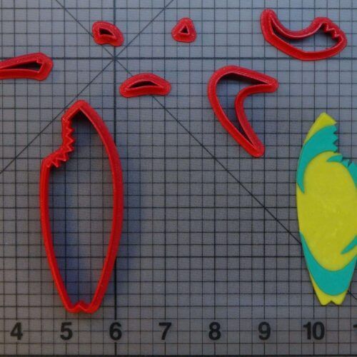 Bitten Surfboard 266-B729 Cookie Cutter Set