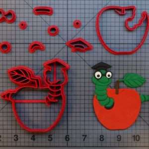 Bookworm 266-B617 Cookie Cutter Set