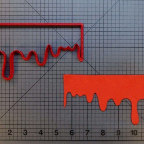 Dripping Blood Repeating Pattern 266-B710 Cookie Cutter
