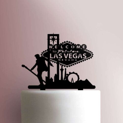 Elvis Welcome to Fabulous Las Vegas 225-743 Cake Topper