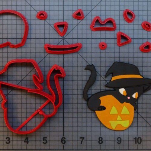 Halloween Cat 266-B808 Cookie Cutter Set