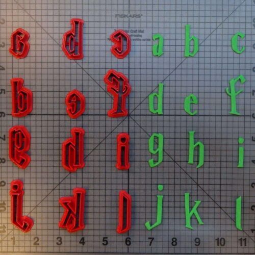 Harry Potter Font Lowercase 266-B992 Cookie Cutters (1)