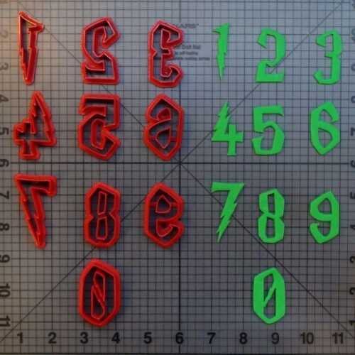 Harry Potter Font Numbers 266-B993 Cookie Cutters