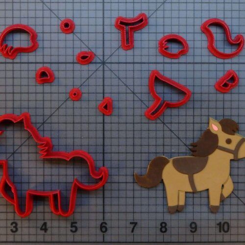 Horse 266-B768 Cookie Cutter Set