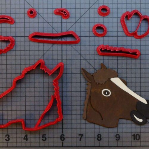 Horse Head 266-B771 Cookie Cutter Set