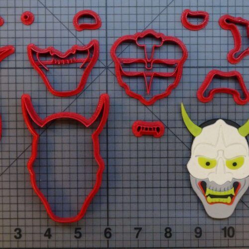 Japanese Oni Mask 266-B800 Cookie Cutter Set